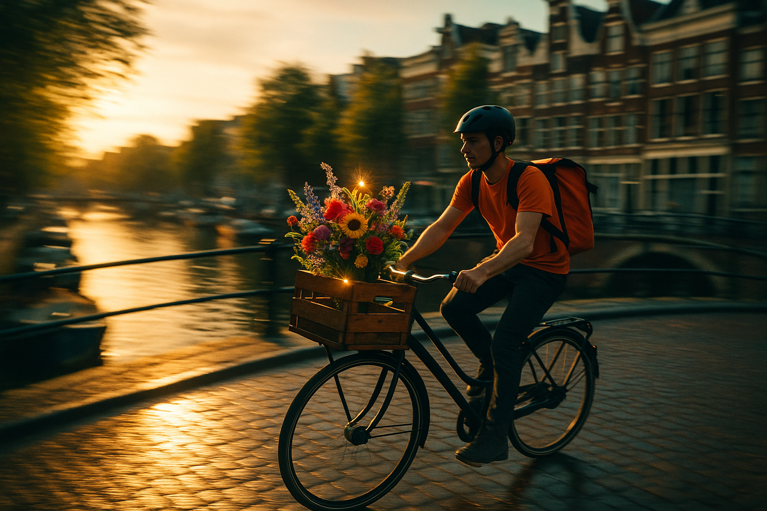 Bloemen kiezen voor bezorging