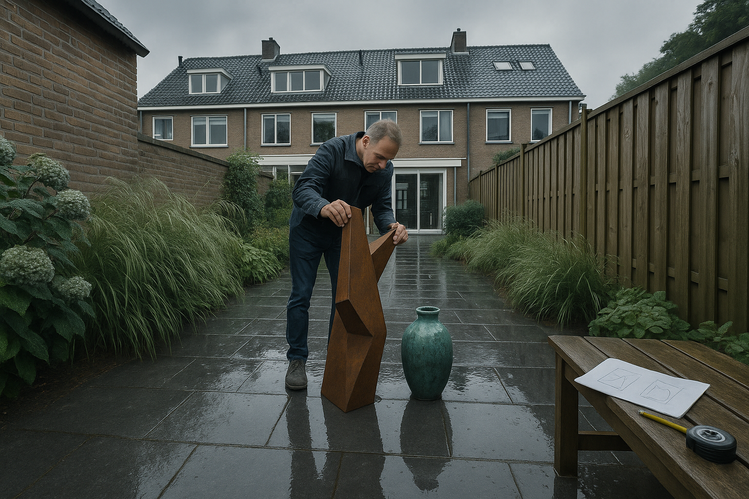 Tuinbeelden in verschillende stijlen