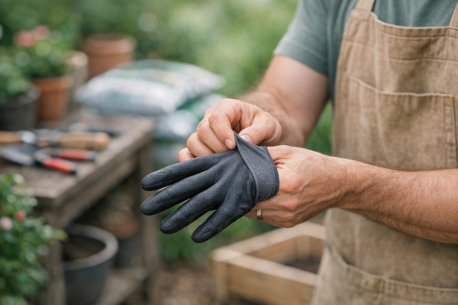 Juiste maat en pasvorm werkhandschoenen meten